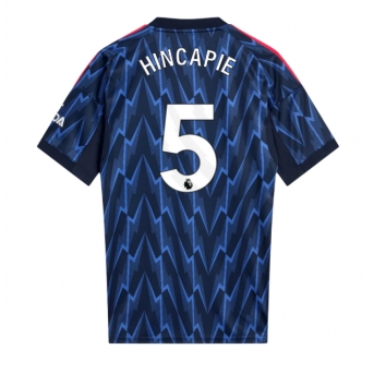 Billige Fotballdrakt Arsenal Piero Hincapie #5 Replika Bortedrakt 2025-26 Kortermet